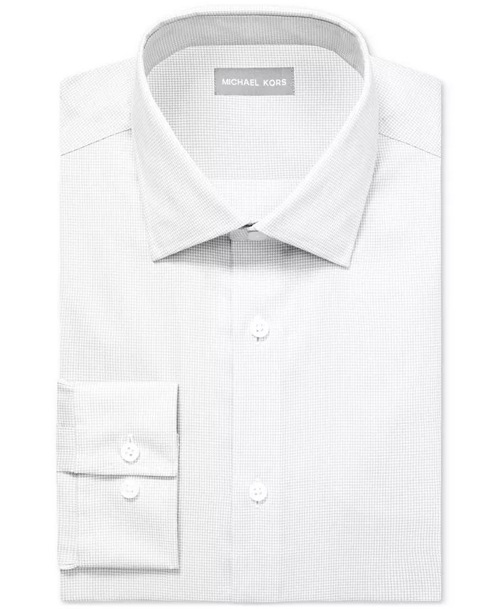 Michael Kors Men's Regular Fit Airsoft Stretch Ultra Wrinkle Free Dress Shirt Men's Fashion & Accessories
