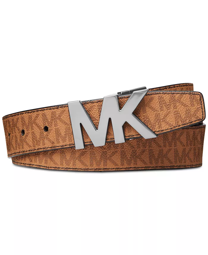 Michael Kors Men's Signature Reversible Logo Buckle Belt Men's Fashion & Accessories