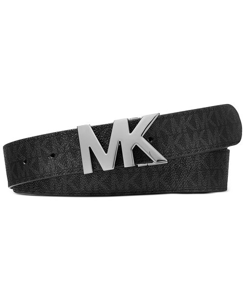 Michael Kors Men's Signature Reversible Logo Buckle Belt Men's Fashion & Accessories