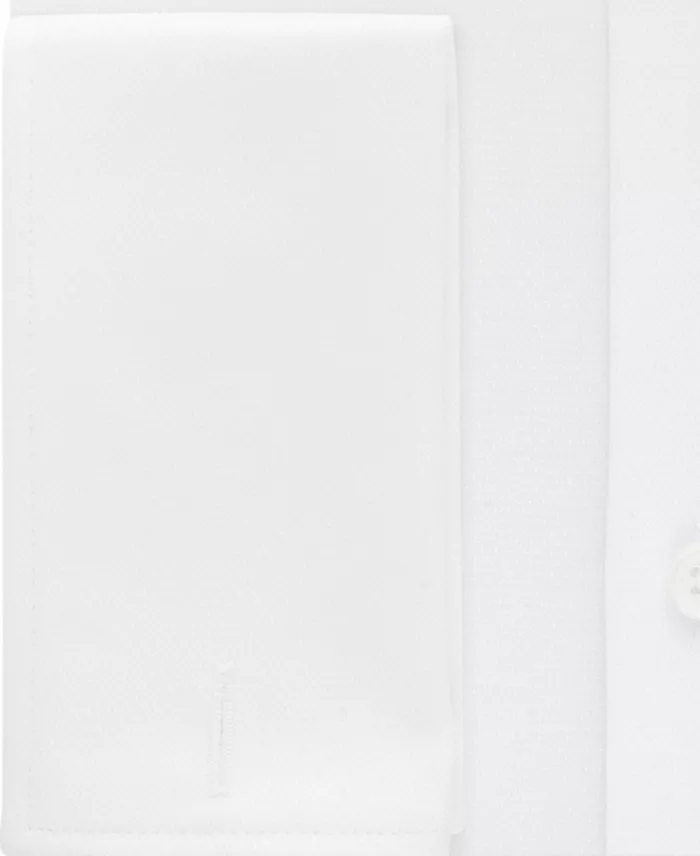 Michael Kors Regular Fit Airsoft Non-Iron Performance French Cuff Dress Shirt Men's Fashion & Accessories