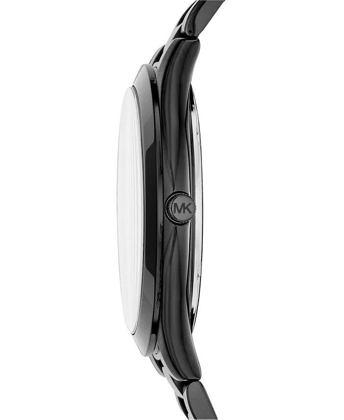 Michael Kors Unisex Slim Runway Ion-Plated Stainless Steel Bracelet Watch 44mm Jewelry & Watches