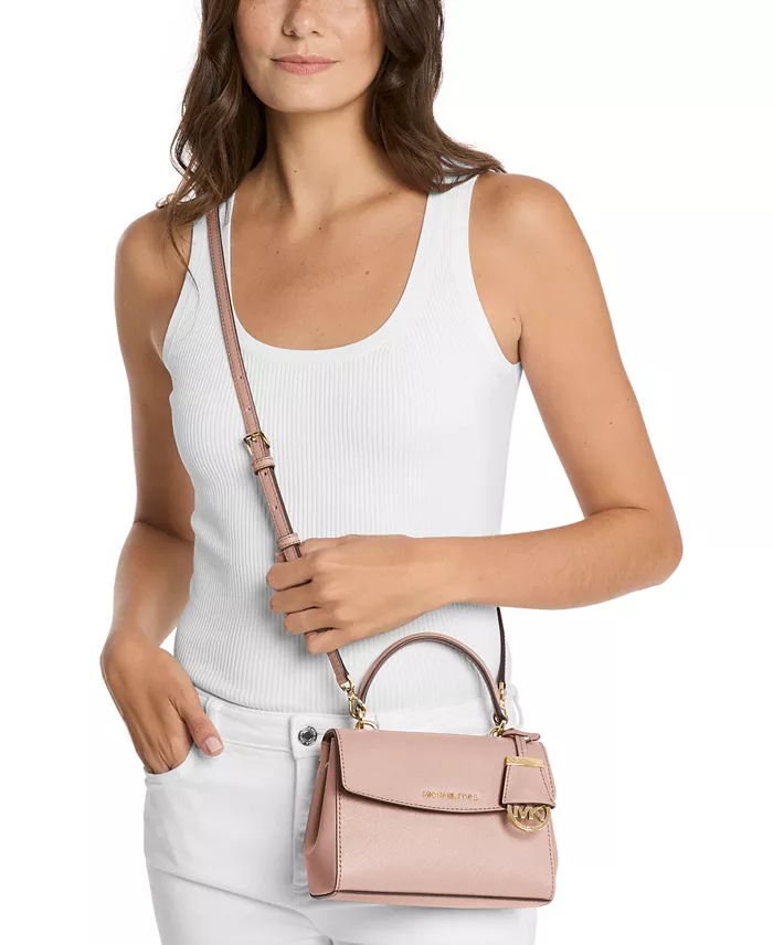 MICHAEL Michael Kors Ava Leather Crossbody Bag Handbags Purses & Accessories