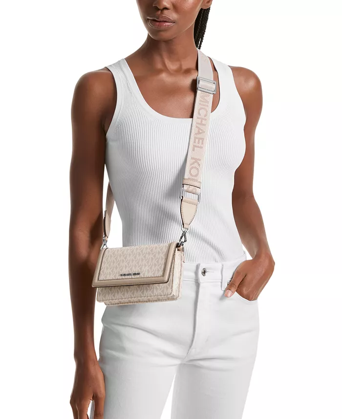 MICHAEL Michael Kors Jet Set Mini Phone Webbing Nylon Crossbody Handbags Purses & Accessories