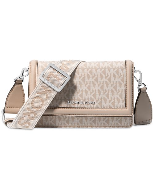 MICHAEL Michael Kors Jet Set Mini Phone Webbing Nylon Crossbody Handbags Purses & Accessories