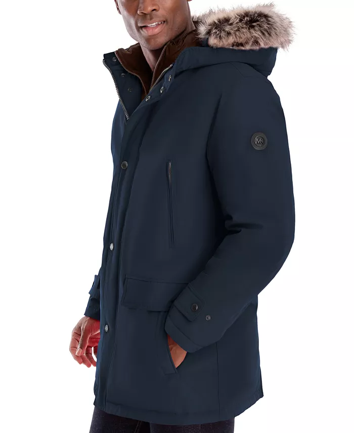 MICHAEL Michael Kors Michael Kors Men's Hooded Bib Snorkel Parka Created For Macy's Men's Fashion & Accessories