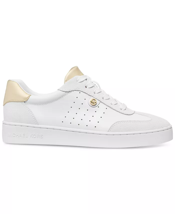 MICHAEL Michael Kors Scotty Leather Lace-up Sneakers Women's Fashion Shoes & Accessories