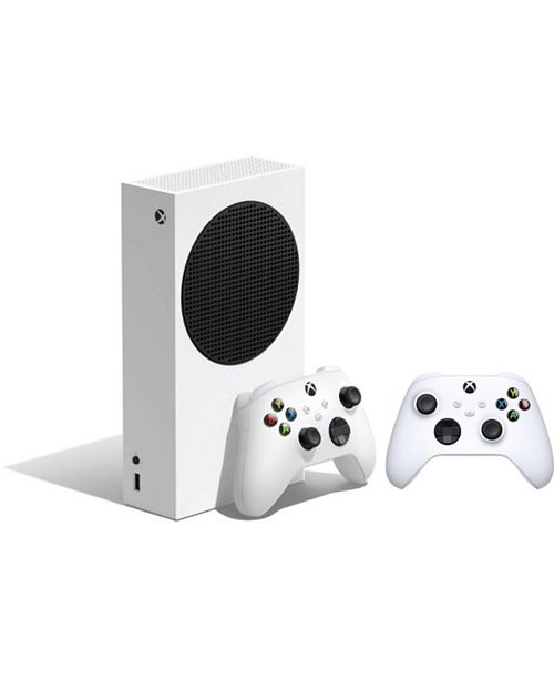 Microsoft Xbox Series S 512 GB All-Digital Gaming Console & White Controller (Total of 2 Controllers Included) Electronics