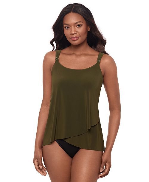 Miraclesuit Razzle Dazzle Tankini Top & Bottoms Women's Fashion Shoes & Accessories