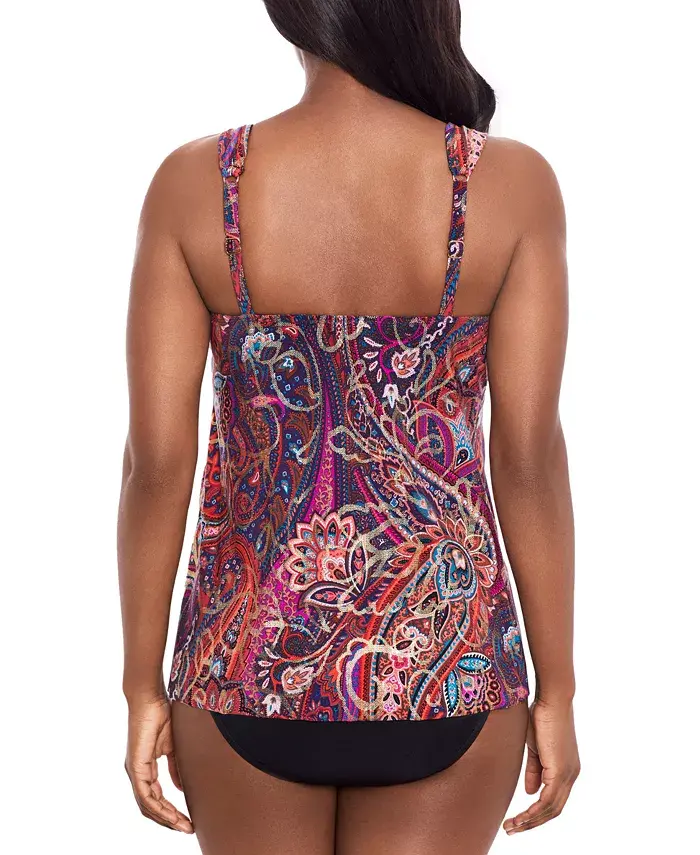 Miraclesuit Women's Dynasty Dazzle Tankini Top & Bottoms Women's Fashion Shoes & Accessories