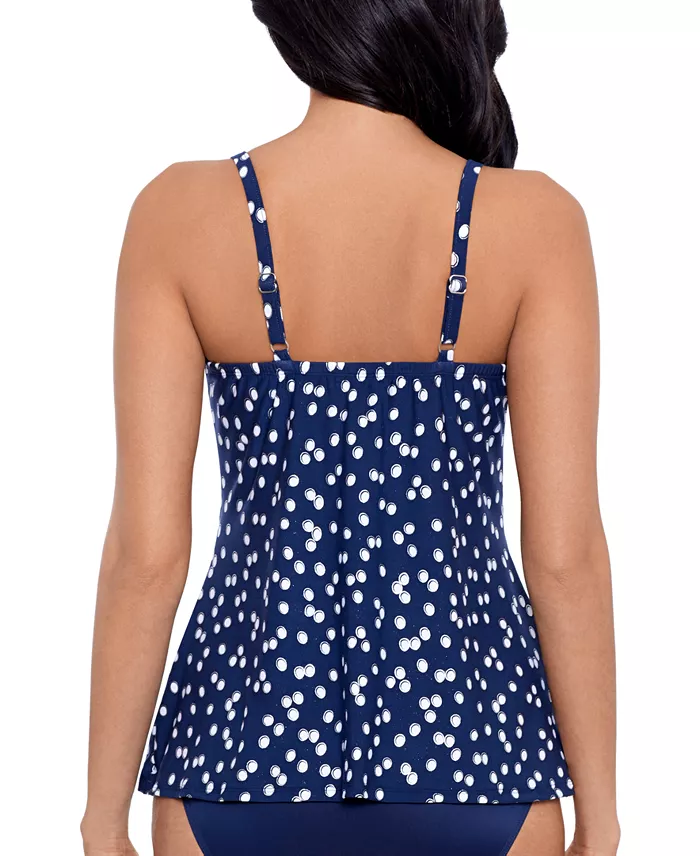 Miraclesuit Women's Luminare Love Knot Underwire Tankini Top Women's Fashion Shoes & Accessories