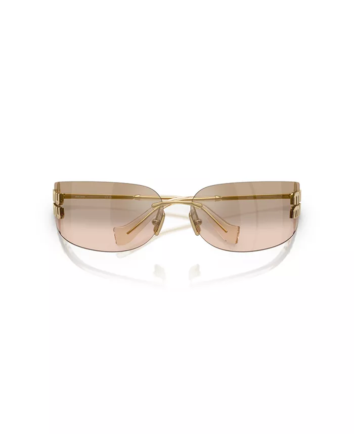 MIU MIU Women's Large Sunglasses MU A51S Women's Fashion Shoes & Accessories