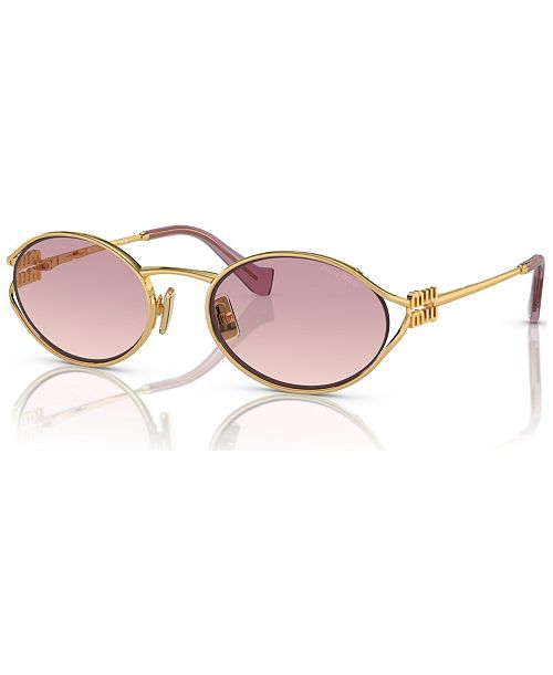 MIU MIU Women's Sunglasses MU 52YS Women's Fashion Shoes & Accessories