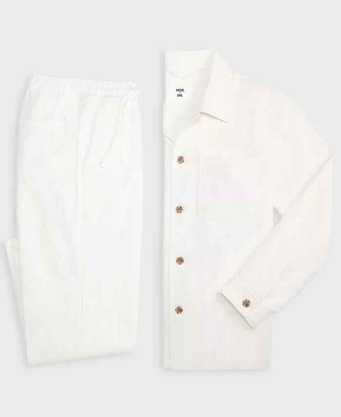 Mode Of One Men's Embroidered Shirt & Pants Exclusively At Macy's Men's Fashion & Accessories