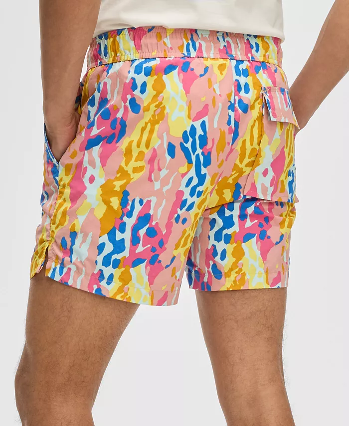 Mode Of One Men's Fashion Animal Regular-Fit Printed Swim Trunks Exclusively At Macy's Men's Fashion & Accessories