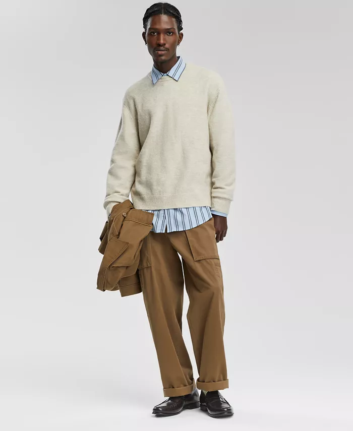 Mode Of One Men's Relaxed-Fit Cozy Sweater Created For Macy's Men's Fashion & Accessories
