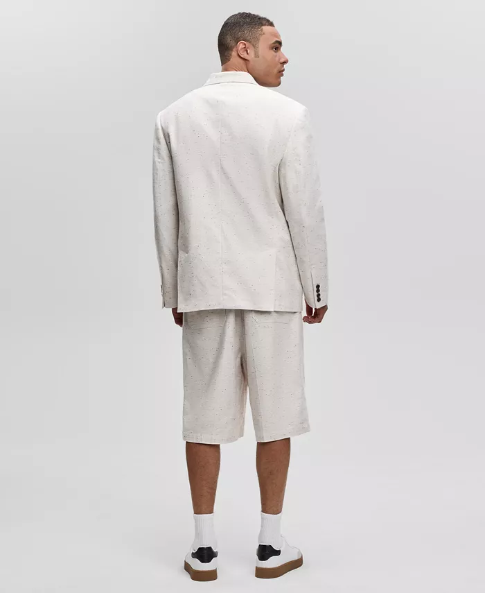 Mode Of One Men's Relaxed-Fit Speckled Textured Blazer & Shorts Exclusively At Macy's Men's Fashion & Accessories