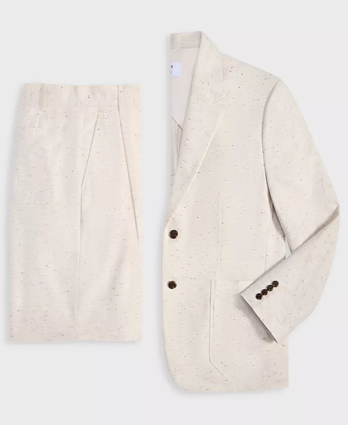 Mode Of One Men's Relaxed-Fit Speckled Textured Blazer & Shorts Exclusively At Macy's Men's Fashion & Accessories