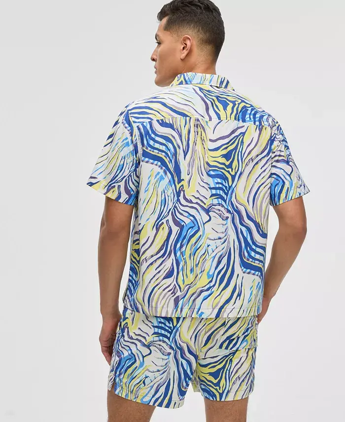 Mode Of One Men's Retro Wave Textured Shirt Exclusively At Macy's Men's Fashion & Accessories