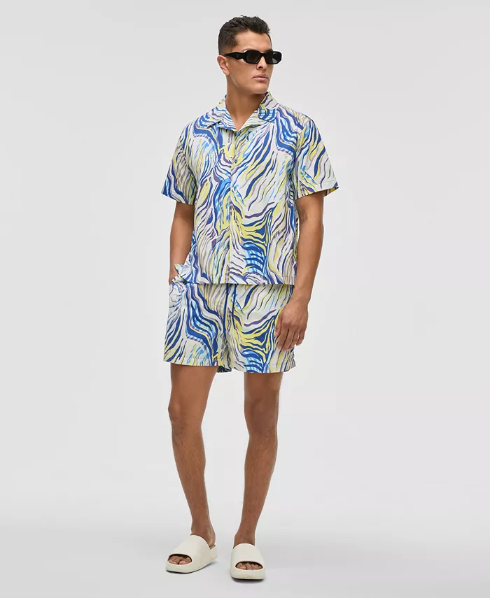 Mode Of One Men's Retro Wave Textured Shirt Exclusively At Macy's Men's Fashion & Accessories