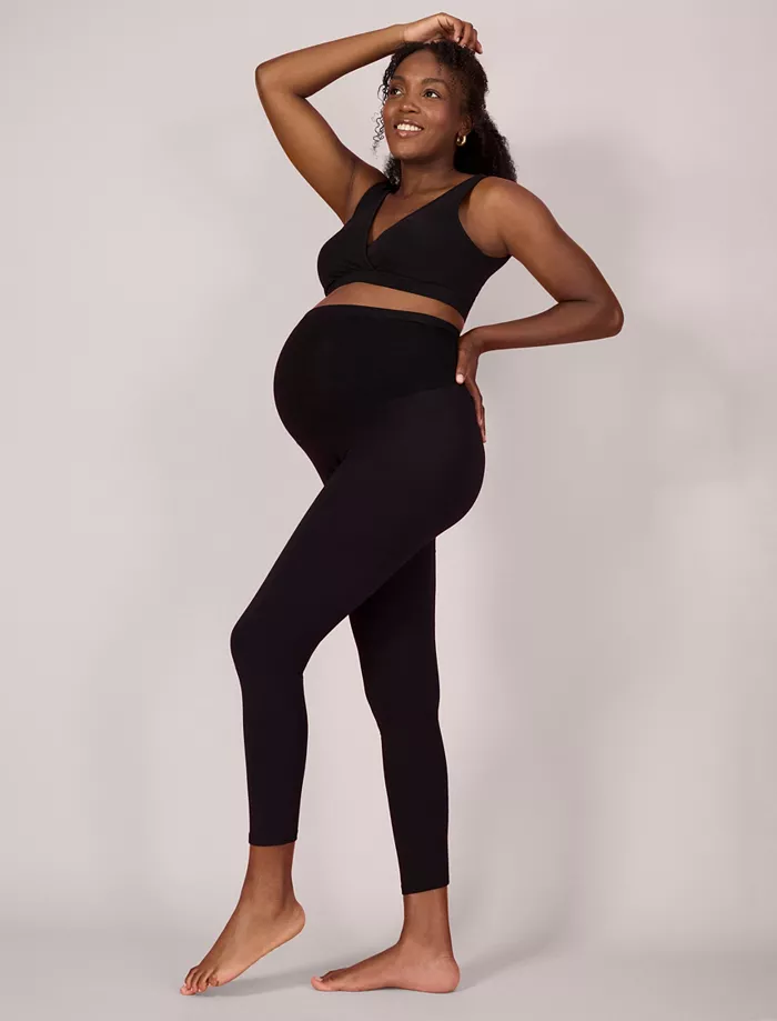 Motherhood Maternity Maternity Essential Stretch Secret Fit Over The Belly Leggings - Motherhood Women's Fashion Shoes & Accessories