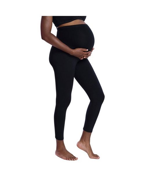 Motherhood Maternity Maternity Essential Stretch Secret Fit Over the Belly Leggings - Motherhood Women's Fashion Shoes & Accessories