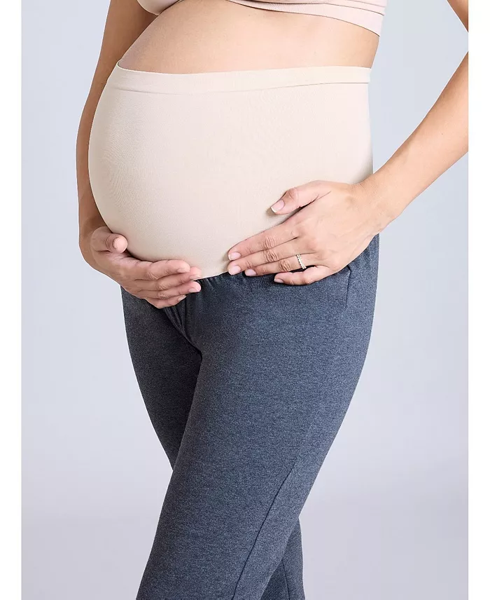 Motherhood Maternity Maternity Secret Fit Over The Belly Full Length Flare Leggings - Motherhood Women's Fashion Shoes & Accessories