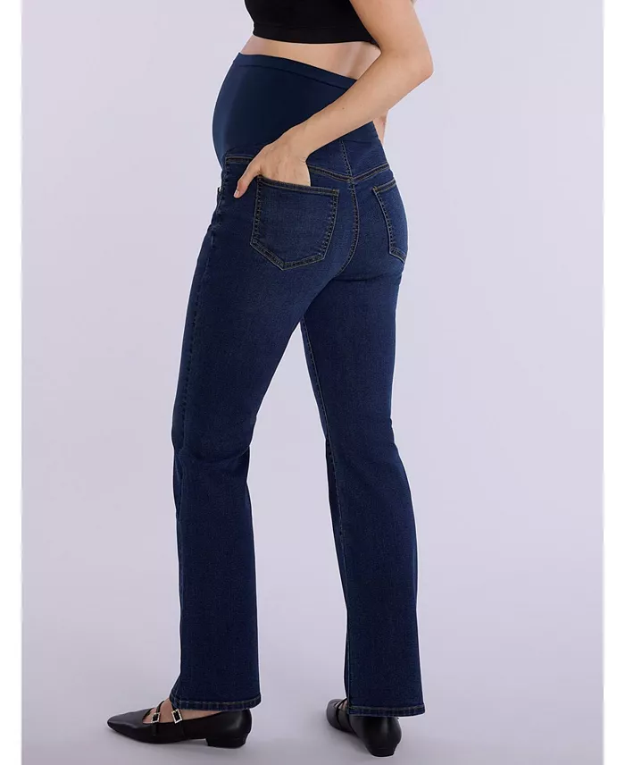 Motherhood Maternity Maternity Super Stretch Secret Fit Over The Belly Bootcut Jeans - Motherhood Women's Fashion Shoes & Accessories