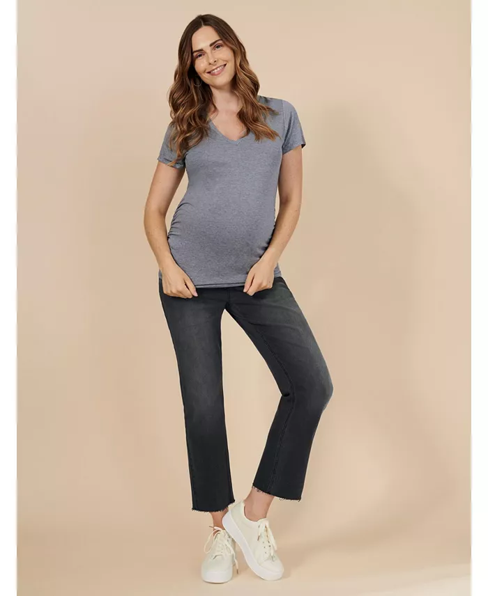 Motherhood Maternity Women's Secret Fit Over The Belly Slim Straight Leg Jeans - Motherhood Maternity Women's Fashion Shoes & Accessories
