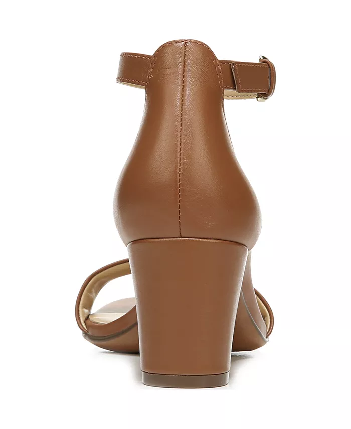 Naturalizer Ankle Strap Buckles Leather Dress Sandals Women's Fashion Shoes & Accessories