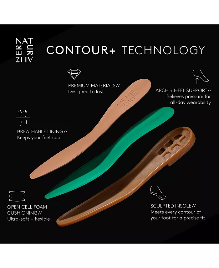 Naturalizer Becca Low-heel Pointed Toe Flats Women's Fashion Shoes & Accessories