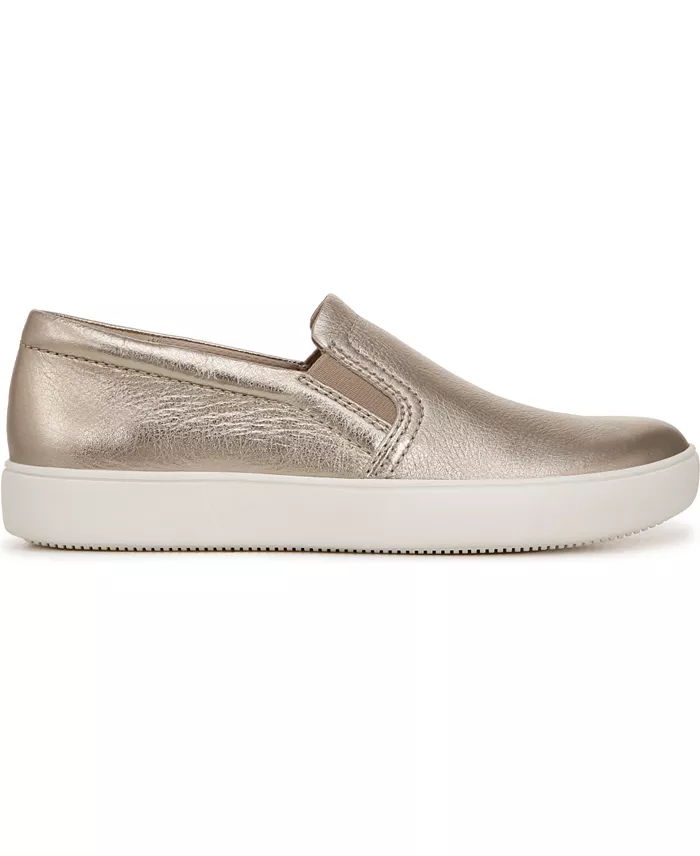 Naturalizer Casual Leather Slip-On Sneakers Women's Fashion Shoes & Accessories