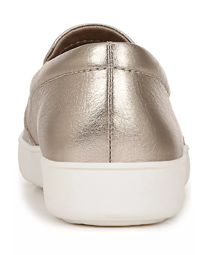 Naturalizer Casual Leather Slip-On Sneakers Women's Fashion Shoes & Accessories