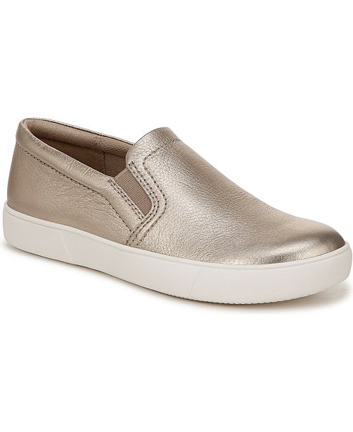 Naturalizer Casual Leather Slip-On Sneakers Women's Fashion Shoes & Accessories
