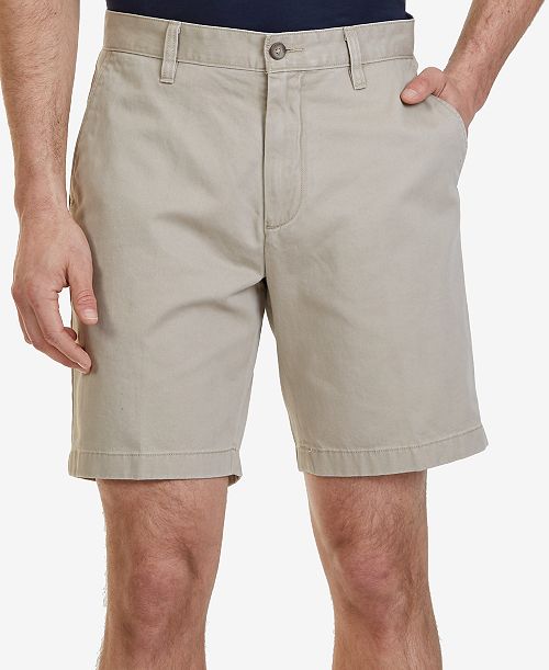 Nautica Classic-Fit 8.5” Stretch Chino Flat-Front Deck Short Men's Fashion & Accessories
