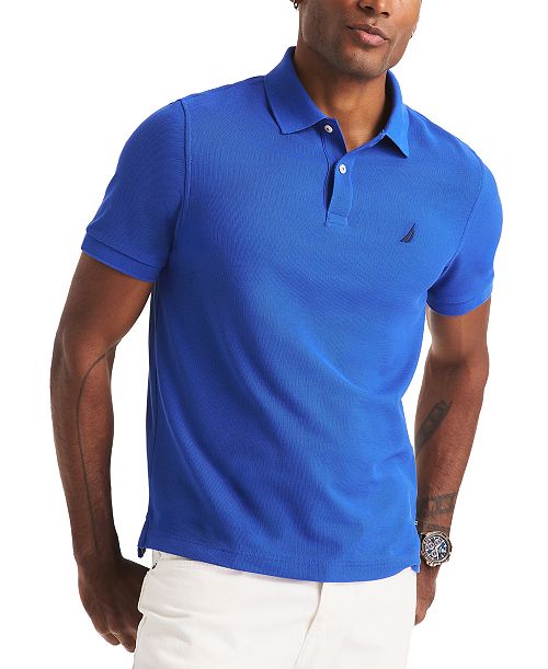 Nautica Men's Classic Fit Deck Performance Polo Shirt Men's Fashion & Accessories