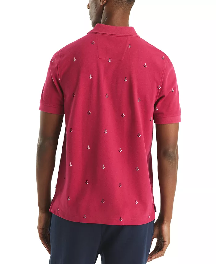 Nautica Men's Classic Fit Deck Printed Performance Polo Shirt Men's Fashion & Accessories
