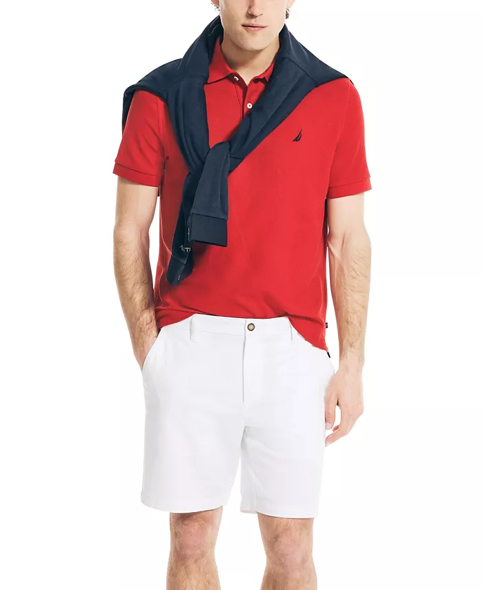 Nautica Men's Classic-Fit Performance Deck Polo Shirt Men's Fashion & Accessories