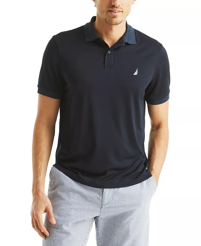 Nautica Men's Classic-Fit Performance Polo Shirt Men's Fashion & Accessories