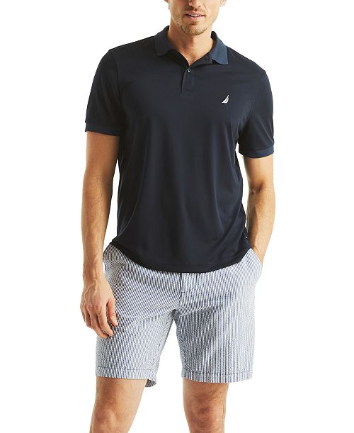 Nautica Men's Classic-Fit Performance Polo Shirt Men's Fashion & Accessories