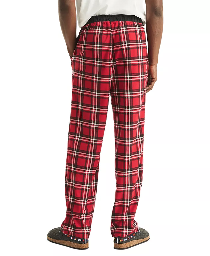 Nautica Men's Classic-Fit Plaid Fleece Pajama Pants Men's Fashion & Accessories