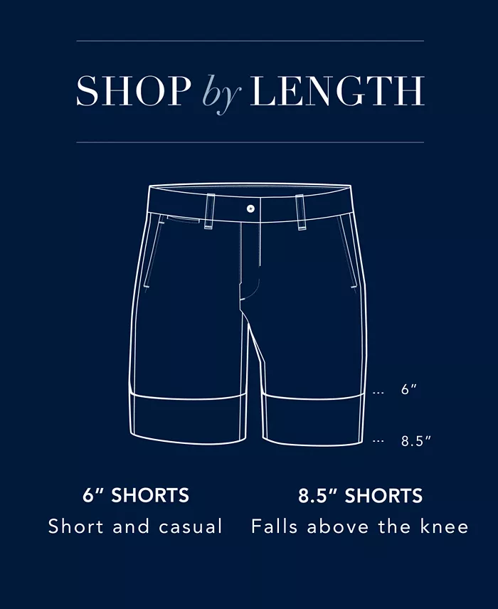 Nautica Men's Classic-Fit Stretch Flat-Front 6" Chino Deck Shorts Men's Fashion & Accessories