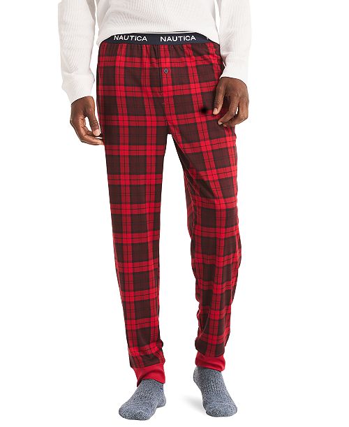 Nautica Men's Classic-Fit Stretch Solid Sleep Joggers Men's Fashion & Accessories
