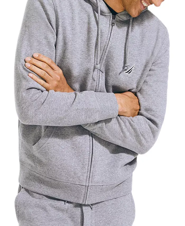 Nautica Men's Classic-Fit Super Soft Knit Fleece Zip Hoodie Men's Fashion & Accessories