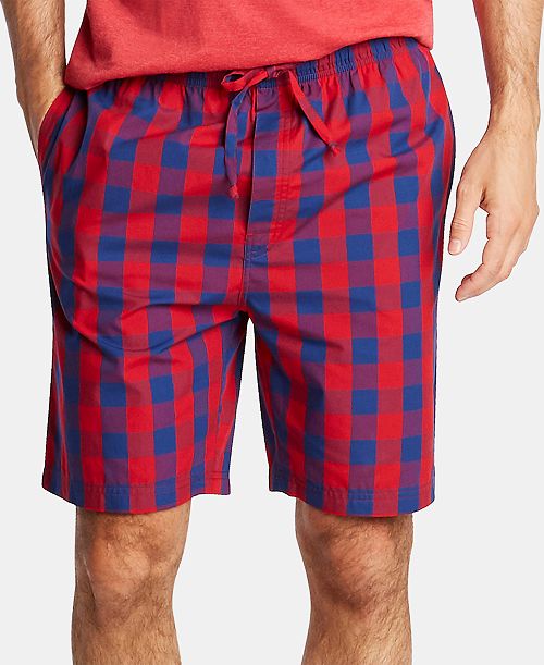 Nautica Men's Cotton Plaid Pajama Shorts Men's Fashion & Accessories