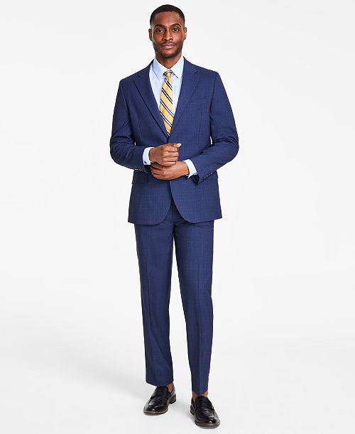 Nautica Men's Modern-Fit Bi-Stretch Suit Men's Fashion & Accessories