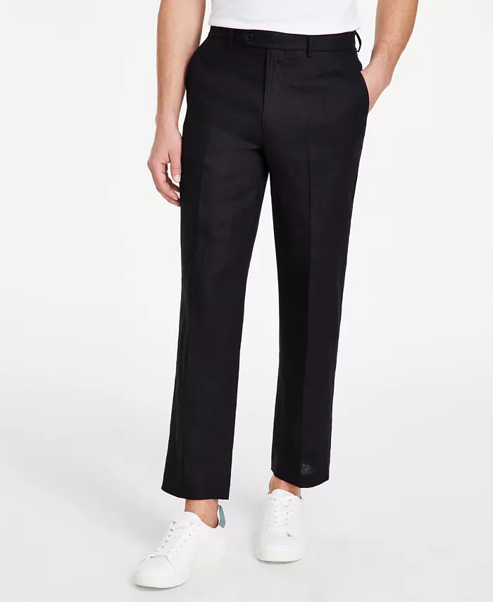 Nautica Men's Modern-Fit Linen Dress Pants Men's Fashion & Accessories