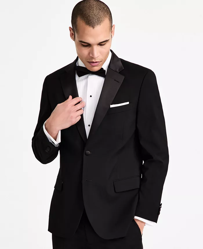 Nautica Men's Modern-Fit Stretch Tuxedo Suit Men's Fashion & Accessories