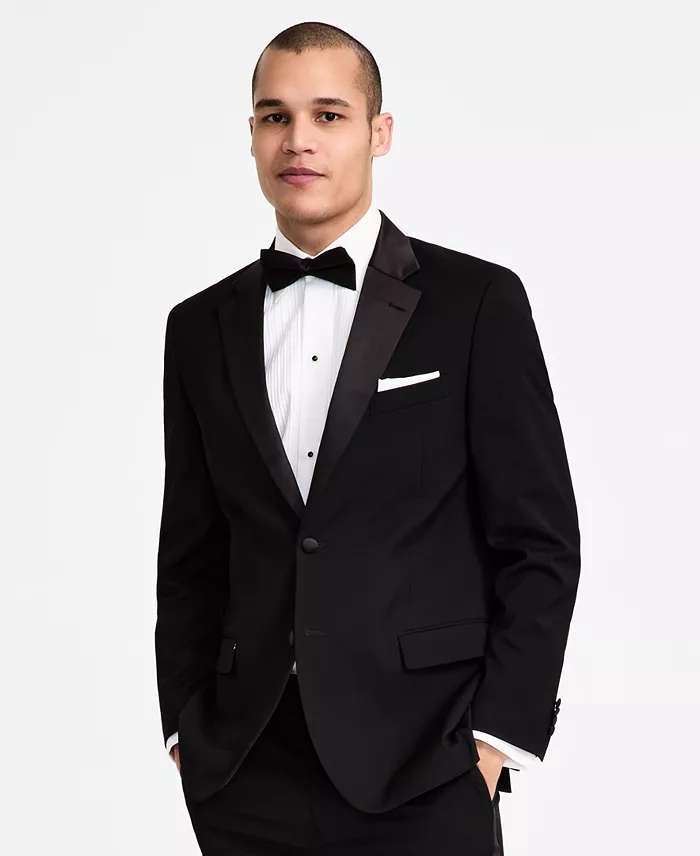 Nautica Men's Modern-Fit Stretch Tuxedo Suit Men's Fashion & Accessories