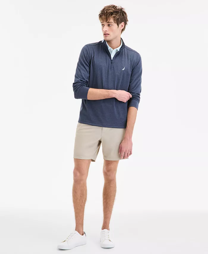 Nautica Men’s Moisture Wicking Performance Quarter-Zip Men's Fashion & Accessories