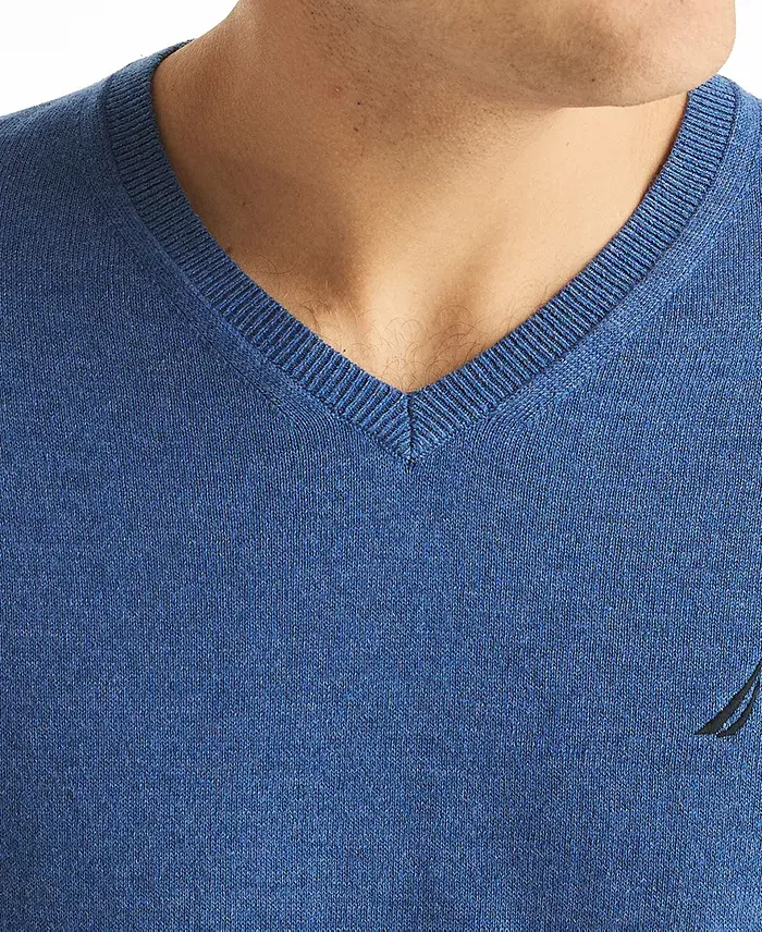 Nautica Men's Navtech Performance Classic-Fit Soft V-Neck Sweater Men's Fashion & Accessories